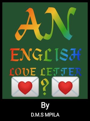 cover image of An English Love Letter?